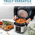 thumbnail image 3 of Slow Cook Rice Cooker and Brown Rice Cooker with Lift-Out Pot Handles and Silicone Storage Lid, 3 of 3