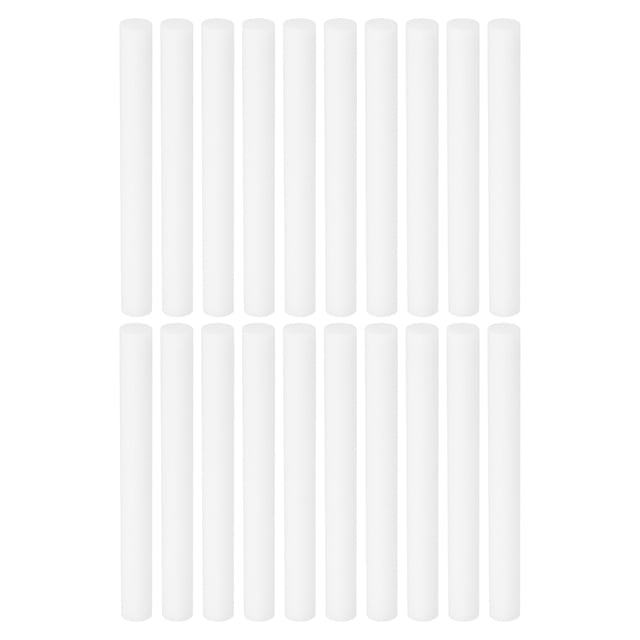 Unique Bargains Cotton Filter Sticks, Refill Sticks Filter Wicks Replacement (3.15'' x 0.31''), White 20Pack