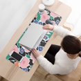 thumbnail image 3 of Long Mouse Pads for Desk,Pioneer Flower Floral Print Pattern Desk Mats on Top Of Desks, Desk Mouse Pad Extra Large with 3mm Non-Slip Base and Stitched Edge for Gaming,Office,Work,Home 31.5"x11.8", 3 of 6