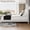 Pure white, variant on Scallop soft Fabric Headboard Platform Bed Frame - Upholstered Twin, Sturdy Low Platform, Wood Slats, No Box Spring, Noise-Free, Easy Assembly, Light Blue, TWIN
