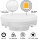 thumbnail image 2 of 4-Pack GX53 LED Bulbs, 7W Warm White 3000K, Non-Dimmable, Flicker-Free, 560 Lumens, Replacement for 50W Halogen or CFL 9W/13W, 2 of 4
