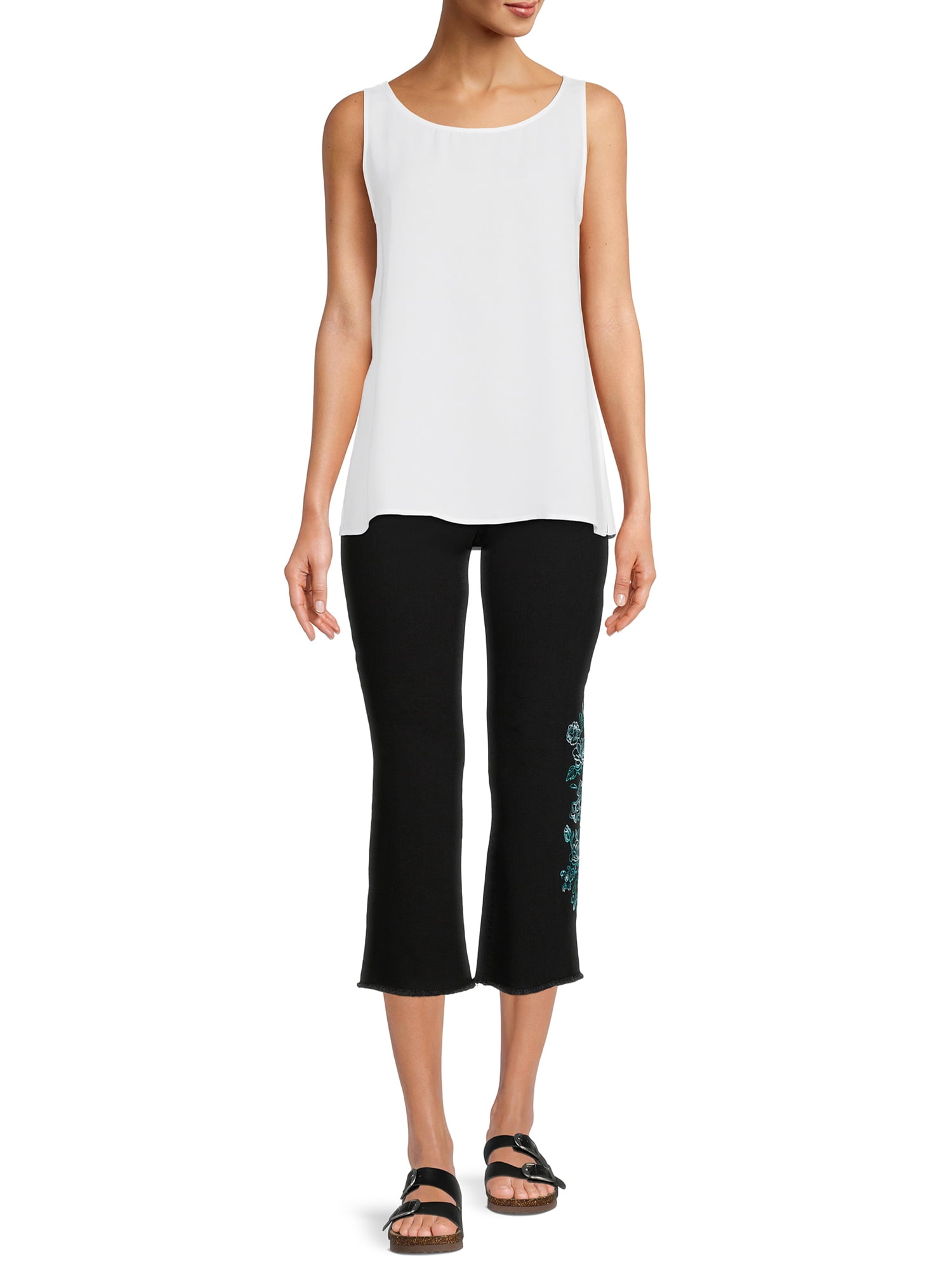 The Pioneer Woman Embroidered Crop Denim