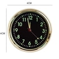 thumbnail image 4 of Sunjoy Tech Car Dashboard Mini Clock, Automotive Clock Self-adhesive Clock, Refit Interior Electronic Quartz Watch Ornaments for Car Decoration, Universal and Luminous, 4 of 5