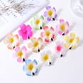 thumbnail image 4 of 24 pinzas para el pelo de plumeria: pinzas hawaianas para el pelo con flores para fiestas tropicales en la playa - Horquilla con flor tropical artificial, 4 of 8