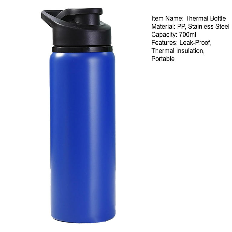 Portable Large Capacity Water Bottle, Stainless Steel Leakproof