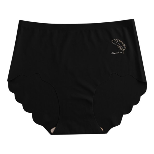 Gibobby Ropa interior mujer algodón Bragas sexy sin costuras para mujer Calzoncillos finos transpirables (Negro,Talla única)