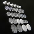 thumbnail image 3 of Silicone Earring Cushions for Clip-Ons - 100 Pack Transparent Soft Pads, 3 of 5