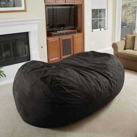 - GDF Studio Stanfield Faux Suede 8 Foot Lounger Bean Bag