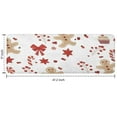 thumbnail image 7 of Red Christmas Gingerbread Man Pattern Kitchen Rug Mat,Kitchen Runner Rugs Non Skid Washable,Decorative Kitchen Floor Mats for Kitchen,Sink,Laundry,17"x47.2", 7 of 7