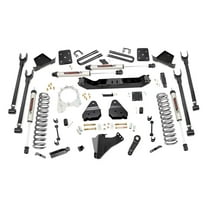 Rough Country 4-Link 6" Lift Kit w/V2 for 17-20 F250/F350 4WD w/3.5" Axle- 52670 Fits select: 2017-2022 FORD F250, 2017-2019 FORD F350