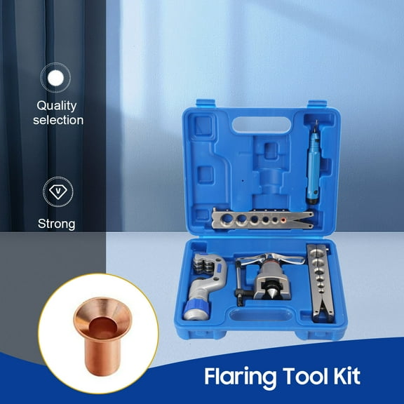NICCOO Tech Flaring Tool Kit with Tubing Cutter Deburring Tool Flaring