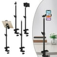 thumbnail image 4 of GLFILL Adjustable Desk Mount Camera Stand With Ball Head 32-52cm Retractable Aluminum Alloy Clamp For DSLR Ring Light Live Streaming B, 4 of 7
