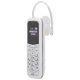 thumbnail image 2 of BM50 0.66in Mini Pocket Bluetooth MP3 Ear Teléfono móvil Marcador Mensaje Teléfono celular (Blanco), 2 of 8