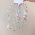 thumbnail image 6 of Shimmering Fringe Dangle Earrings Playful Dopamine Aesthetic Stylish Statement Ear Studs Comfortable Everyday Jewelry, 6 of 7