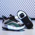 thumbnail image 5 of Roller Shoes with Wheels for Boys Girls Kids Skates Sneakers LED Light Up Rechargeable Sport Sneaker for Boys, 5 of 15