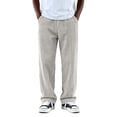 thumbnail image 5 of Men's Corduroy Pants, Elastic Waist Straight Leg Casual Trousers with Ribbed Texture, Retro Style Streetwear Pants for Everyday Wear Grey XXXXL, 5 of 9