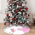 thumbnail image 5 of Saiise Christmas Tree Skirt 48" ,Xmas Tree Skirts with Sanrio Cs Pattern,Tree Mat for Indoor Outdoor Christmas Winter Holiday Party Indoor Decorations, 5 of 7