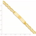 thumbnail image 4 of 14K Yellow Gold Anchor Id Bracelet (8 X 10) Made In United States cgl180id-8, 4 of 5