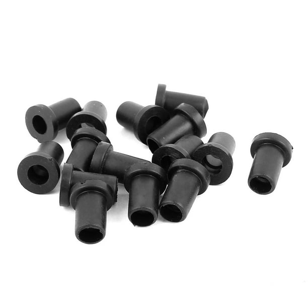 15 Pcs Rubber Strain Relief Cord Boot Protector Cable Sleeve Hose 14mm