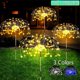 thumbnail image 1 of Guirnalda de luces solares para fuegos artificiales, 90-200 LED, resistente al agua, para exteriores, 8 modos de iluminación, luces solares navideñas, decoración de jardín, 1 of 5