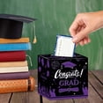 thumbnail image 6 of UNLLLL Graduation Card Box, Graduation Gifts Card Box for Graduation Party Decorations, Congrats Grad Foldable Cardboard Decorations Box, for Graduation Party (Purple), 6 of 6