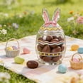 thumbnail image 6 of Taicans Easter Glass Candy Jar with Bunny and Colorful Eggs,Decorative Storage Jar for Treats & Cookies,Festive Easter Party Decor and Gift Box for Home,Kids, 6 of 8
