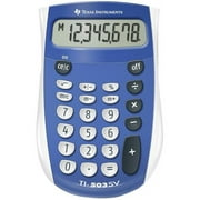 Texas Instruments Ti 503 Sv Basic Battery Calculator - Blue