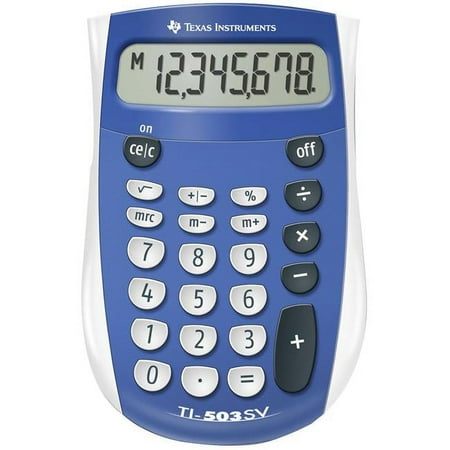 Texas Instruments Ti 503 Sv Basic Battery Calculator - Blue