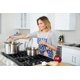 thumbnail image 2 of Sartén CookCraft de Candace de acero inoxidable triple de 3,5 L, 2 of 7
