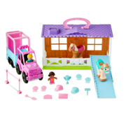 36-Piece Pony Ranch Playset with Lights & Sounds - Interactive Horse Stable Toy for Toddlers
