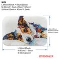 thumbnail image 3 of Oil painting dog 629 Non-Slip Memory Foam Bath Rug: Absorbent, Quick-Dry, Machine Washable, Soft & Comfortable - M, 3 of 7