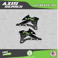 thumbnail image 2 of Kalair GFX Graphics Kit for Kawasaki KX100 (2014-2021) Axis Series, 2 of 5