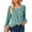 #1 Green, variant on SHIBEVER Women's Long Sleeve Tops Casual Pleated Blouse Loose Fit Square Neck Tunics Trendy Solid Color Green Size XL
