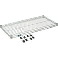 thumbnail image 3 of Nexel Silver Epoxy Wire Shelf w/Clips, 36"W x 18"D, 3 of 3