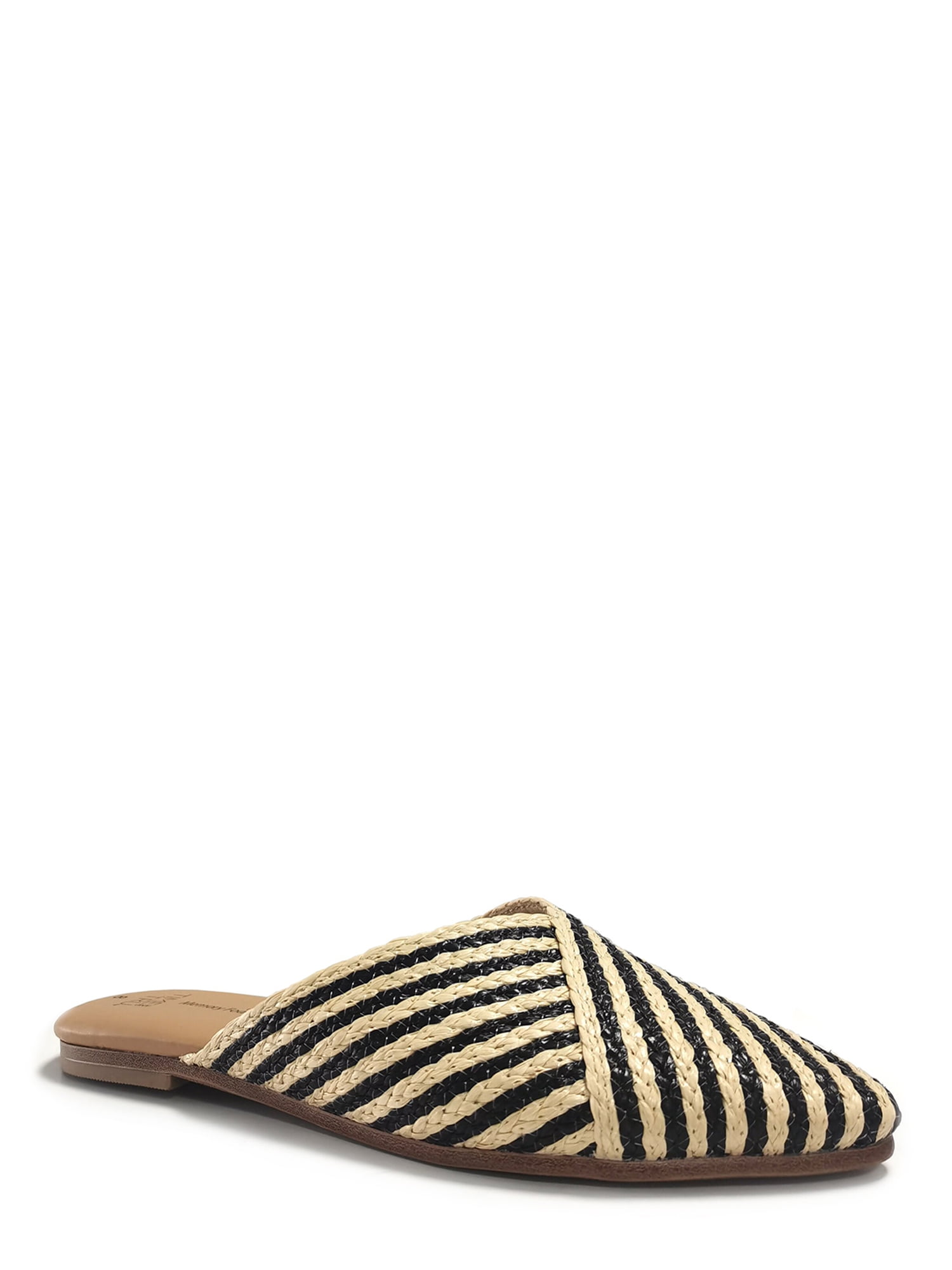 Time And Tru Women's Raffia Mule Shoes