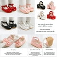 thumbnail image 3 of Premium Baby Girl Shoes, Infant Toddler Walking Shoes, Soft Sole Princess Mary Jane Shoes Prewalkers Wedding Dress Shoes Crib Shoes, 3 of 7