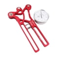 thumbnail image 4 of S SERENABLE Outil de Réparation de Tensiomètre de Rayons de Bicyclette Alliage d'Aluminium Fabrication de Roues Accessoires d'Extérieur Robuste avec Affichage Pièce d'Horloge Rouge, 4 of 9