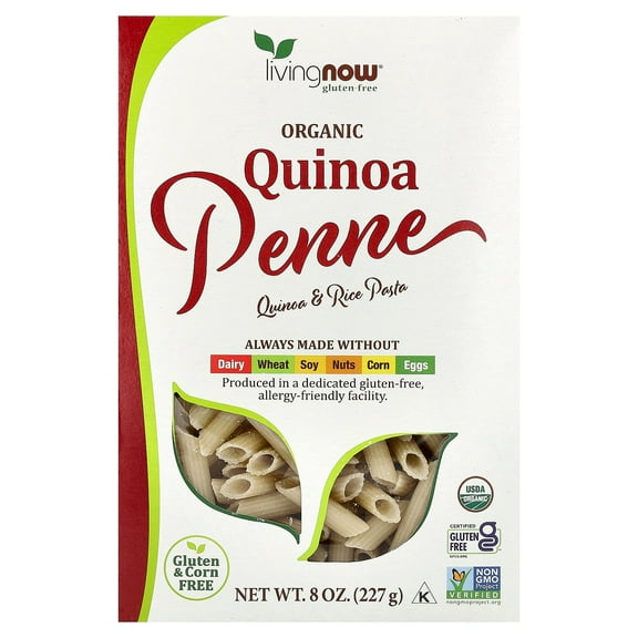 NOW Foods Quinoa Penne Pasta 8 Oz