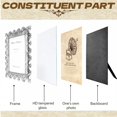 thumbnail image 5 of DESIGNICE Vintage Picture Frames,Emotion Collect Photo Frames,Life Embellish Family Picture Frame,7.88"X9.85",Silver, 5 of 7