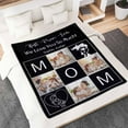 thumbnail image 4 of Personalized Photo Blankets Customized Throw Blankets with Picture Birthday Christmas Anniversary Valentines Mother's Day Gifts for Mom Women Best Friends Couple 6 Pictures Blankets, 4 of 5
