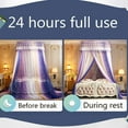 thumbnail image 2 of Mosquito Net, Princess Mosquito Net Bed Cover Breathable Fly Insect Protection Indoor/Outdoor Decorative Height 300Cm/118In, 2 of 7