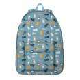 thumbnail image 1 of Geometric Dog Pattern Casual Daypack – Lightweight Oxford Backpack with Comfortable Carrying, Large Capacity, and Anti-theft Features Suitable for Daily Commuting, Outdoor Activities, and School, 1 of 5
