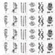 thumbnail image 1 of 24 hojas de pegatinas de tatuajes temporales falsos, colección de pegatinas de tatuajes para adultos, tatuajes temporales sexys, 1 of 6