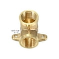thumbnail image 3 of Brass Pipe Fitting,90 Degree Drop Ear Elbow G1/2 Female x G1/2 Female Crimp Fitting 3pcs, 3 of 3
