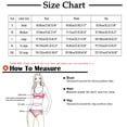 thumbnail image 3 of EQWLJWE Cute Bikinis for Women's 2 Piece Charming Halter Bikini Sets Swimwear Tie Two Sides Bottom Bathing Suit Holiday Gifts, 3 of 5