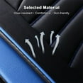 thumbnail image 6 of 5 Seats Car Seat Covers For Mazda Deluxe PU Leather Auto Car Seats Covers Set Protector For Mazda 2,3,6,CX-4,CX-5,CX-7,CX-9,Tribute Black+Blue, 6 of 11