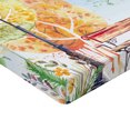 thumbnail image 2 of Ambesonne Nature Fitted Sheet, Autumn Park Tree Watercolor, Queen Size, Multicolor, 2 of 3