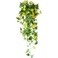 thumbnail image 2 of Cheer.US Flores de vid Plantas de vid artificiales falsas - Flores artificiales Flores falsas Gloria de la mañana Vid Hiedra Guirnaldas colgantes para bodas Fiesta Jardín Decoración de pared Flores, 2 of 7