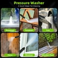 thumbnail image 6 of CFWS 3000 Max PSI Electric Pressure Washer with Hose Foam Cannon Portable to Clean Patios Cars Fences Driveways, 6 of 6