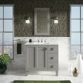 thumbnail image 5 of Kohler K-99533-Lgr Poplin 36" Wooden Vanity Cabinet Only - Claret Suede, 5 of 7